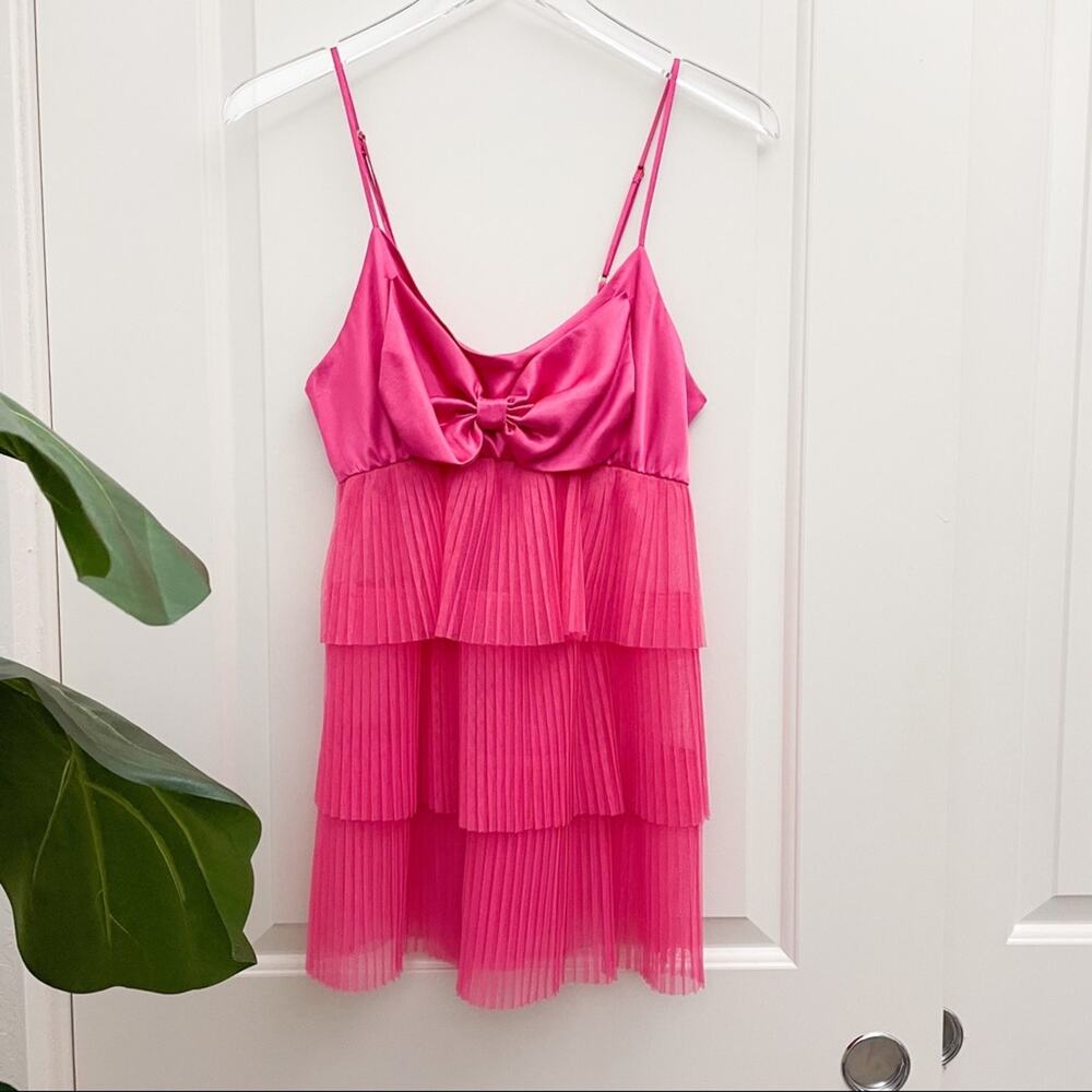 Vintage Victoria’s Secret Pink Tiered Ruffle Dress
